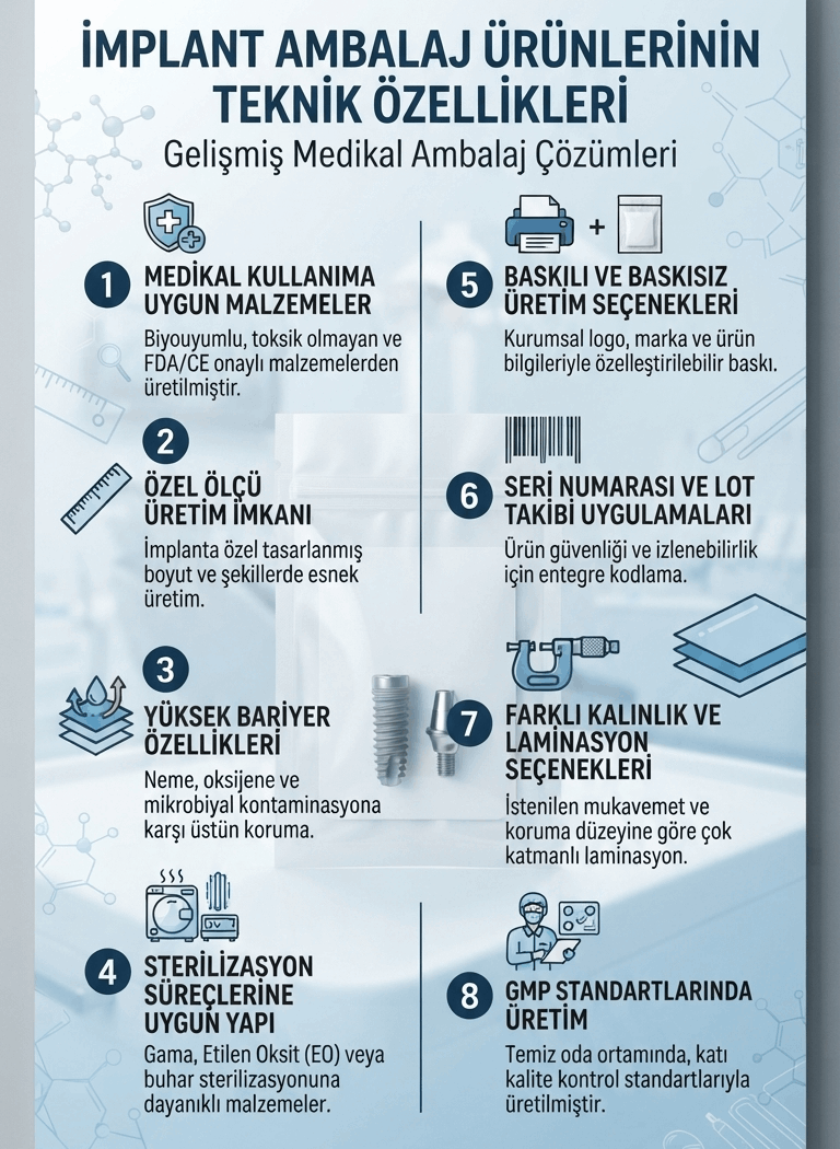 Medikal kullanım için uygun malzemeler