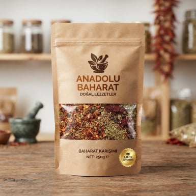 Kraft Pencereli Doypack Ambalaj 