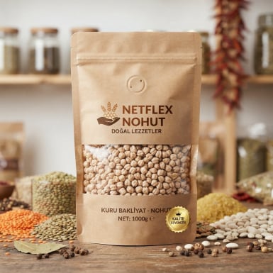 Kraft Pencereli Doypack Ambalaj 