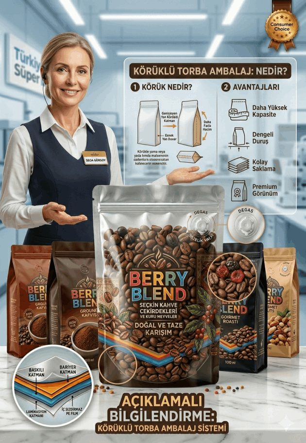 Baskılı Körüklü Torba